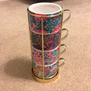 Lilly Pulitzer mug set